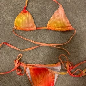 Shein Velvet Wrap Bikini